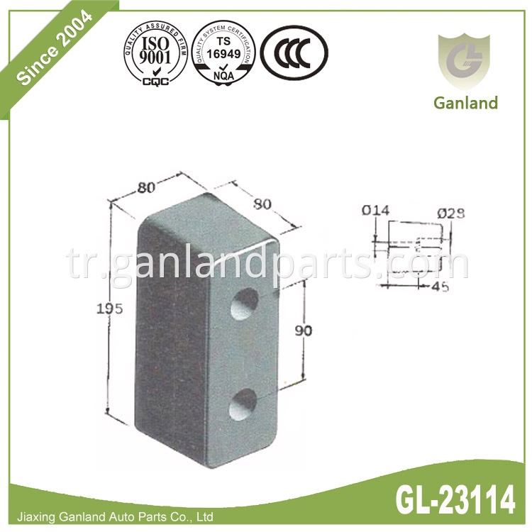 rubber buffering GL-23114 